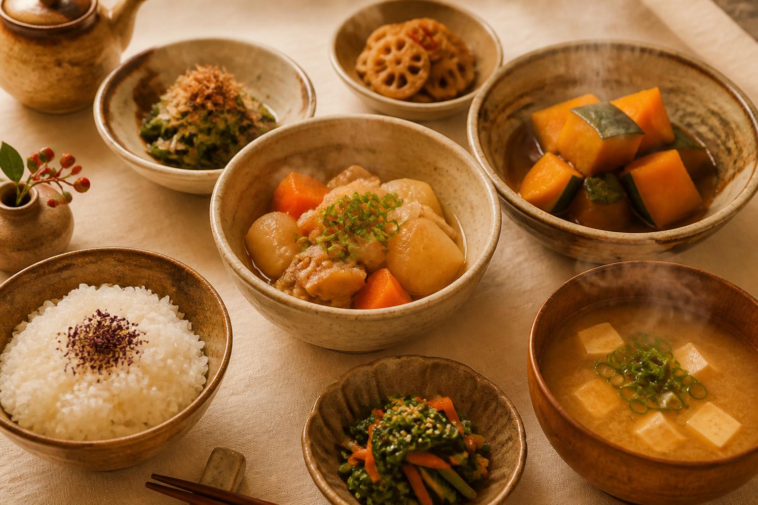 温かな家庭料理
